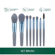 STABILO Vomax Make Up Brush Set 8pcs/Set Eyeshadow Lip Eyebrow Comb Powder Foundation Highlighter Cosmetic Brush