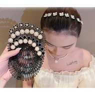 LULABY - HAIR CLIP WITH FRINGE INSERT, COMB, HAIR RIBBON FLEXIBLE AESTHETIC FINISHING HAIR DAHI COMB