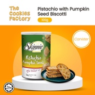 Pistachio with Pumpkin Seed Biscotti ( 100g) Paper Canister