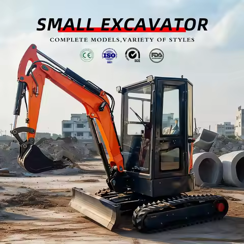 0.8-2 Ton Mini Excavator Easy To Operate Mini Crawler Excavator EPA EURO5 Engine Hydraulic Excavator