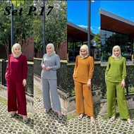🔥 HOT DEALS 🔥 SET BLOUSE + PALAZZO AFIA 2TONE P17