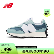 NEW BALANCE NB官方327系列女鞋复古舒适休闲鞋运动鞋 浅湖绿 WS327LE1 38(脚长24.5cm)