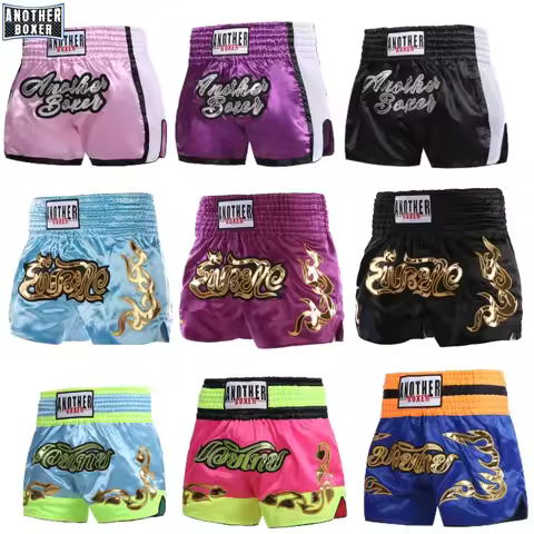 MMA Fight Shorts Grappling Kickboxing Muay Thai Shorts BJJ Gym Training Running Athletic Wrestling S