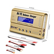 Mitoot | HTRC B6 V2 80W 6A Digital RC Battery Balance Charger Discharger Metal Material for LiPo Bat
