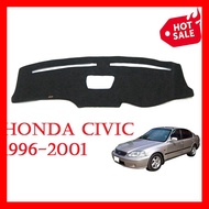 พรมปูคอนโซลหน้ารถเก๋ง ฮอนด้า ซีวิค ปี 1996-2001 Honda Civic รุ่นตาโต 4 ประตู พรมปูคอนโซล พรมปูแผงหน้าปัด พรมปูหน้ารถ ราคาถูก ราคาส่ง ราคาโรงงาน มี บริการเก็บเงินปลายทาง