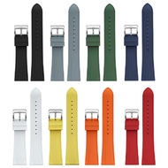 22MM FKM Strap For Blancpain & Swatch Fifty Fathoms Watch Strap Band With Tools