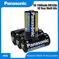 exciting┋❄●4PC PANASONIC Original CR123A CR123 123A CR 123 A123 CR17345 16340 3V Lithium Battery for