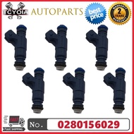 6Pcs Fuel Injectors 0280156029 1L2E-B5A For Ford Ranger Explorer Mercury Mountaineer Mazda B4000 4.0