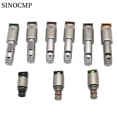 9pcs A8TR1 8-speed Transmission Solenoid Valve Kit For Mohave Borrego For Hyundai GENESIS EQUUS Car 