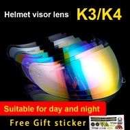 K3 K4 Helmet Visor Full Face Motorcycle Helmets Visor for AGV K3 K4 Casco Moto Lens Shield Windshiel