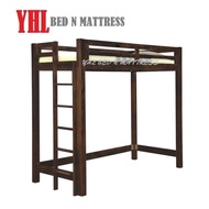 YHL New Single / Super Single Solid Wood Loft Bed (Mattress Not iIncluded)