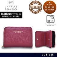 Charles Berkeley JUBILEE Genuine Leather Cardholder Women's Cardholder Wallet Zipper Cardholder (XY-