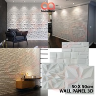 50x50CM 3D Wall Panel Decor Ceiling Tiles Wallpaper Sticker