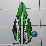 HIJAU Honda grand 96 green motorcycle sticker