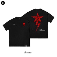 Frowning T-Shirt | Kiss Star Black T-Shirt | T-SHIRT