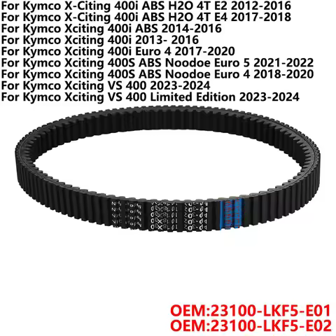 Engine Drive Belt Kevlar For Ky mco X-Citing 400i Xciting 400i 400S VS 400 H2O 4T E2 23100-LKF5-E01 