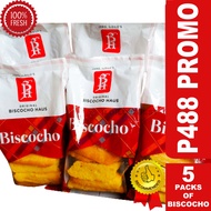 5 Packs Biscocho | Biscocho Haus Butter Flavor | Iloilo's Best Pasalubong Favorites | Freshly Baked 