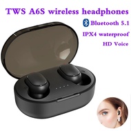 【Fast-selling】 Tws A6s Wireless Bluetooth Earphones Stereo True Wireless Headphones In Ear Sports Music Waterproof Headset Wireless Earbuds
