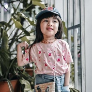 Pink Bunny Kids T-Shirt | L087 - Bunny Tee