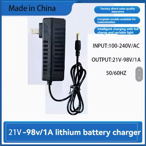 US standard plug charger 21V-98V lithium battery charger, all power tool battery chargers, lithium b