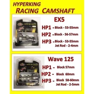 HYPER KING RACING CAMSHAFT EX5/W125 HP1,HP2,HP3