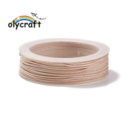 1roll Nylon Threads Dyed Knotting Cord for Chinese Knotting Crafts and Jewelry Making Antique White 