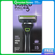 Dorco | Dorco Pace Five 5 Razor 1 Pc + 2 Razor Blades (5-Blade) Dorco Razor Blade
