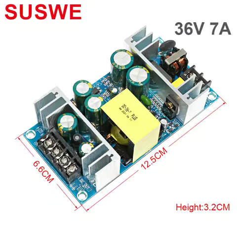 AC 90-260V to DC 36V 7A Power Supply Module Board Switch AC-DC Switch Power For adapter