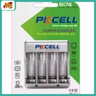 PKCELL SUPER CHARGER BATTERY AA/AAA/9V/Ni-MH/Ni-Cd 8174