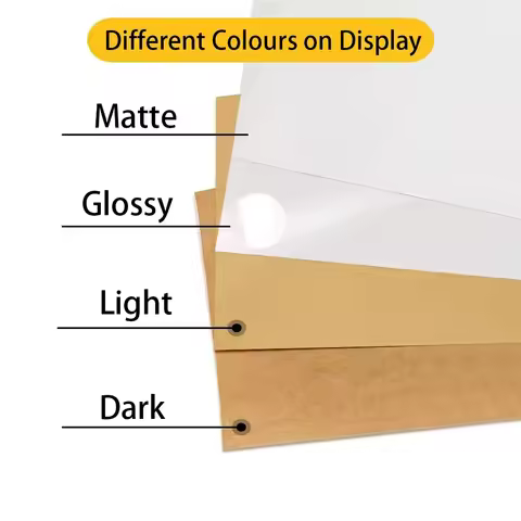 A4 White/Kraft Printable Sticker Self Adhesive Sticker Label Matte glossy Paper Sheet for Laser Inkj