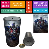 Ryani - Unique Character Tin Piggy Bank, Open-Close Gift Souvenir - TRANSFORMERS - 02-TRS02