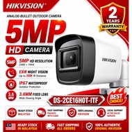 HIKVISION CCTV 5MP DS-2CE16H0T-ITF 5MP Fixed Mini Bullet Camera (2.8MM)