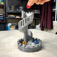 Dice Tower Castle Stairs Toy [3D Print]