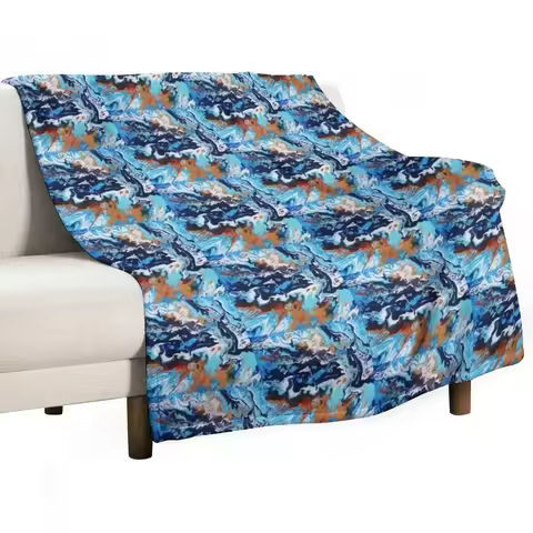 Imaginary Throw Blanket Moving Furrys Plush manga Decoratives Vintage Blankets
