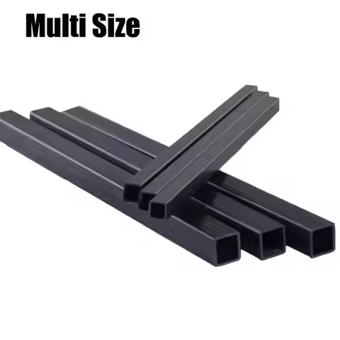 6/3pcs Carbon Fiber Square Tube 3mm~10mm Square Tube Carbon Square Tube For Quadcopter Multicoptor L