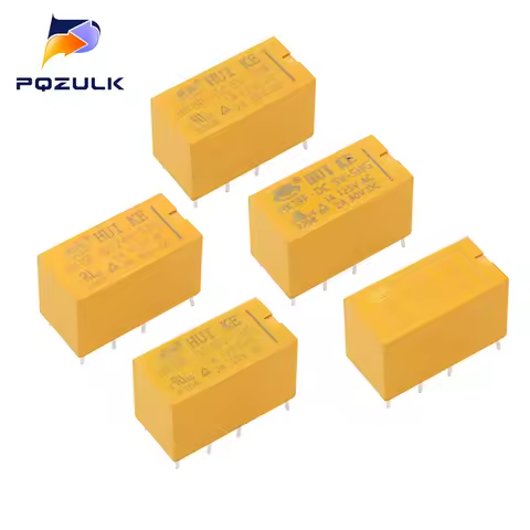 10PCS Coil DPDT 8 Pin 2NO 2NC Mini Power Relays PCB Type HUI KE HK19F HK19F-DC5V-SHG HK19F-DC12V-SHG