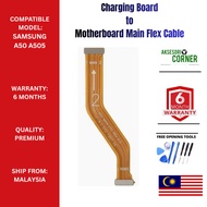 Charging Board to Motherboard Main Flex Cable Ribbon Compatible For Samsung A50 A505 / A30