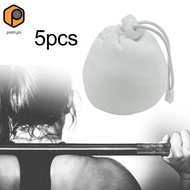prettyia 5x Chalk Ball Bag Pouch Anti Slip Powder Bag for Training Rock Climbing Sports Workout Weig