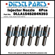 6Pcs Diesel Fuel Injector Nozzle Tips NP-DLLA154S284N393 DLLA154S284N393 for ISUZU 4BD1 6BD1 4BG1 6B