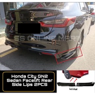HONDA CITY GN2 Sedan 2023 FACELIFT RS Lips Glossy BLACK City RS BODYKIT FRONT Lips Side Lips Rear Li