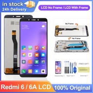 For Xiaomi Redmi 6 LCD Display For Redmi 6A Touch Screen Digitizer Screen with Frame Redmi 6A Screen