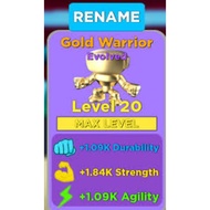 Cheap Gold Warrior Evolved Lv20