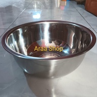 Stainless Steel Basin 22cm 555 Thick, Concave Stainless Steel Basin/ 22cm Brand 555 22cm Thick Stain