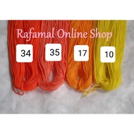 BENANG TALI PP CHINA 1MM (COLOUR OPTION : ORANGE AND YELLOW) BENANG KAIT CROCHET