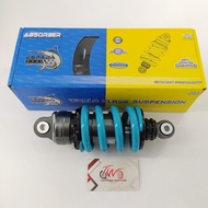 Y15ZR/LC135 NEW V3/V4/V5/V6 ADJUSTABLE ABSORBER MONOSHOCK A302 205MM TIFFANY BLUE ESPADA
