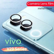 LAYAR Camera Lens Ring Tempered Glass Screen Protector Compatible For Vivo V29 5G V29e V27 5G V27e