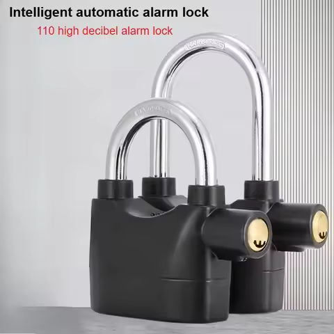 Anti-theft safety siren alarm lock, outdoor door lock waterproof and anti-theft