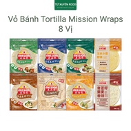 8 Flavor Tortilla Shells - tacos and bubrito crusts are super soft, easy to roll