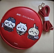 KFC x Chiikawa 聯名圓形斜背包