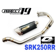 Project79 Exhaust QJMOTOR SRK250RR Full System Piping Manifold Stainless Steel Ekzos Muffler Motor A